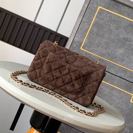 CHANEL SUEDE MINI FLAP BAG(HIGH-END GRADE)