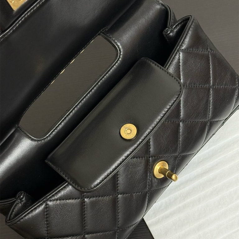 CHANEL Flap Bag With Top Handle(HIGH-END GRADE)