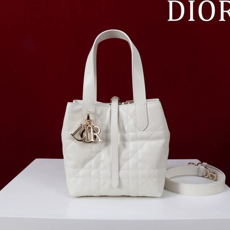 Small Dior Toujours Vertical Tote Bag(high-end grade)