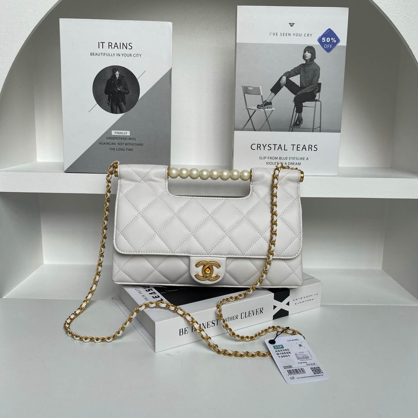 CHANEL Flap Bag With Top Handle(HIGH-END GRADE)