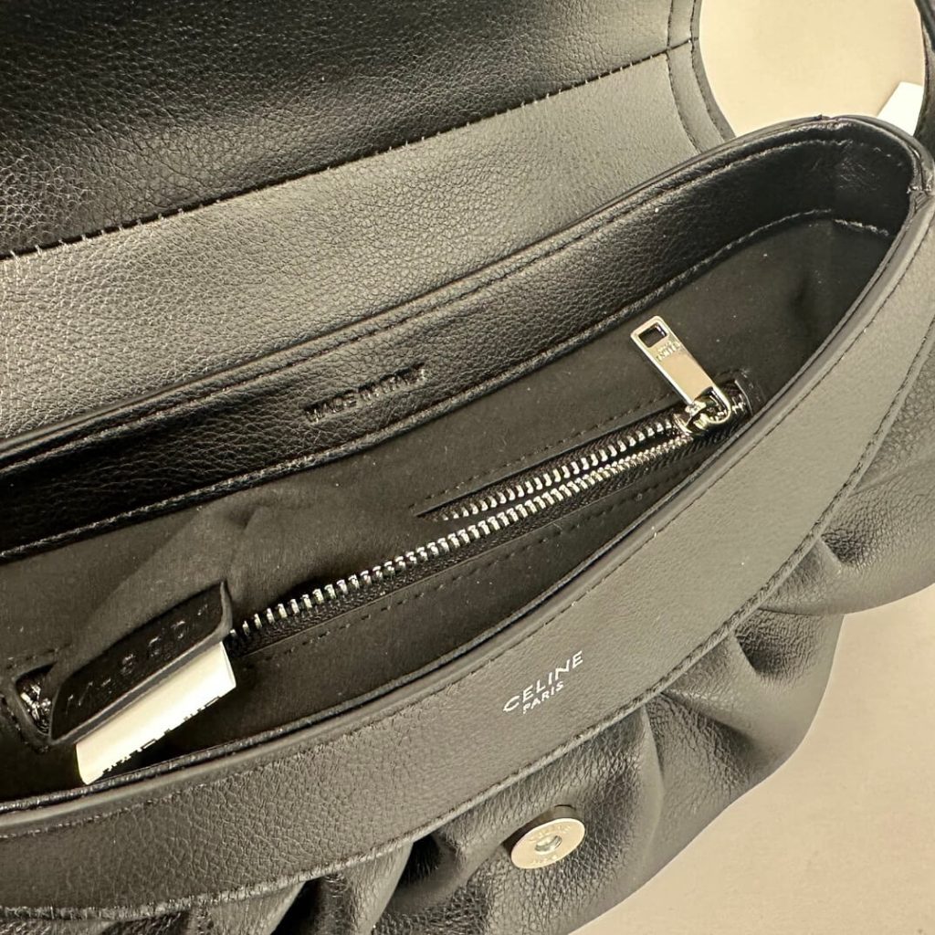 CELINE TEEN CELINE POLLY BAG IN SOFT CUFF LEATHER