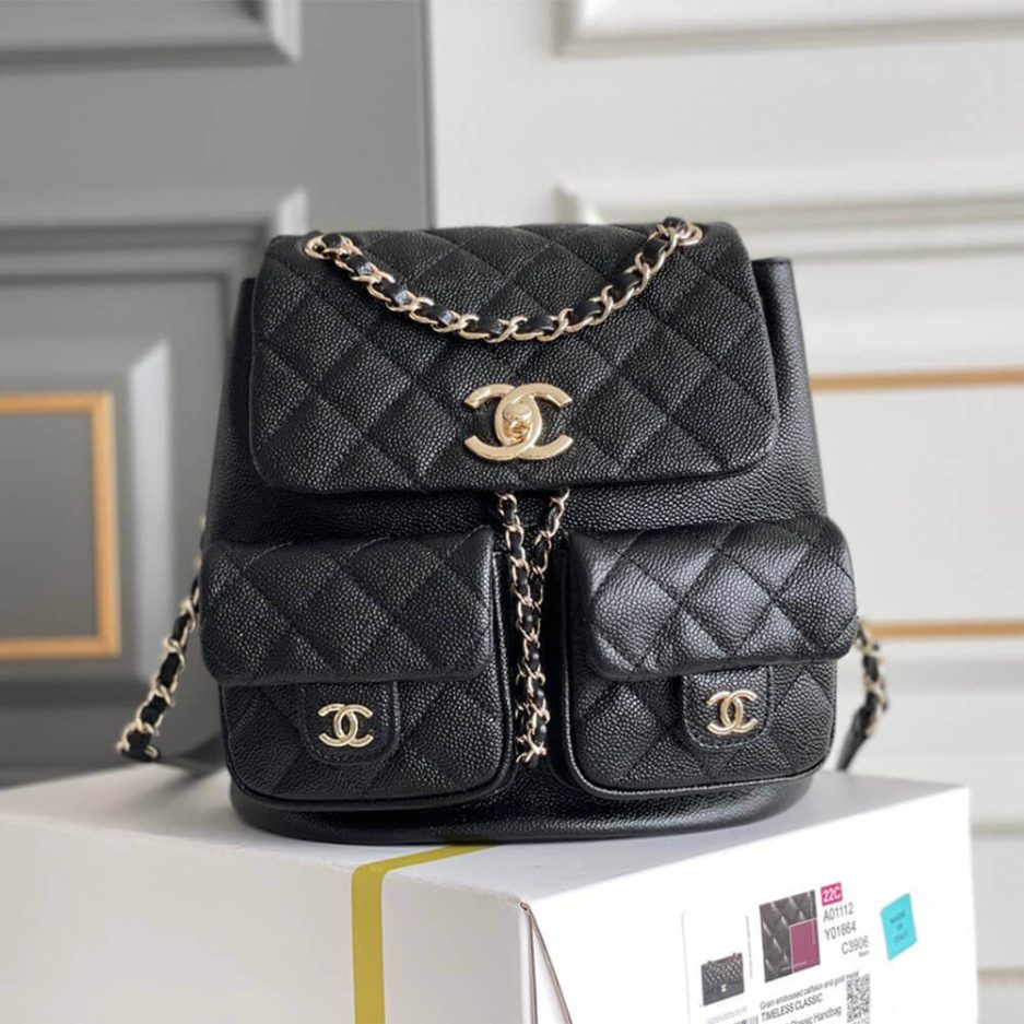 CHANEL Caviar Backpack