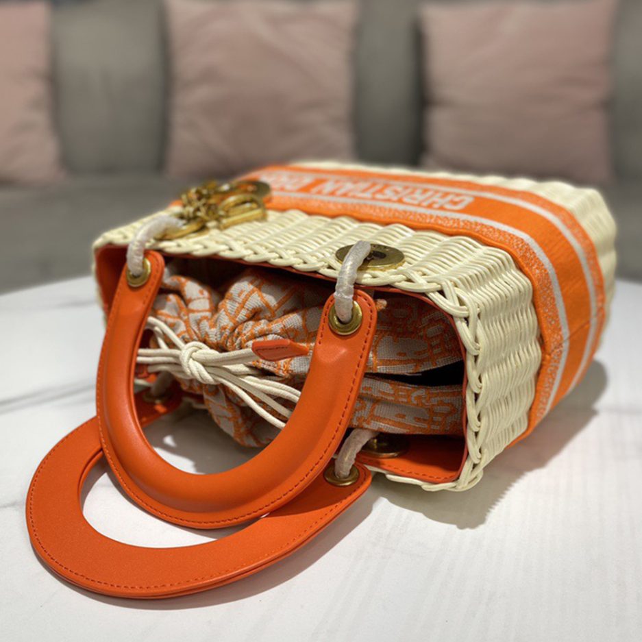 Lady DIOR Wicker Bag(high-end grade)