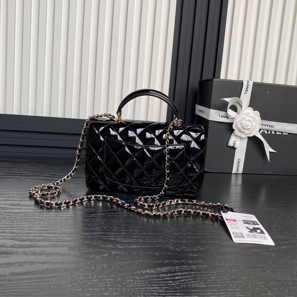 CHANEL Mini Classic Handbag With Top Handle