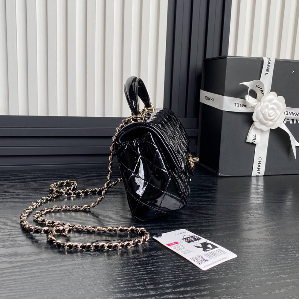 CHANEL Mini Classic Handbag With Top Handle