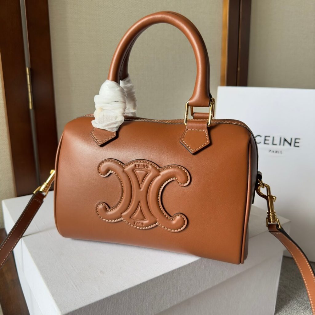 CELINE Small Boston Bag in Smooth Calfskin
