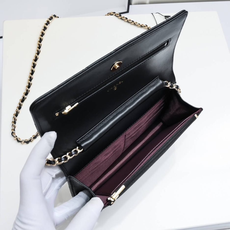 Chanel classic chain wallet