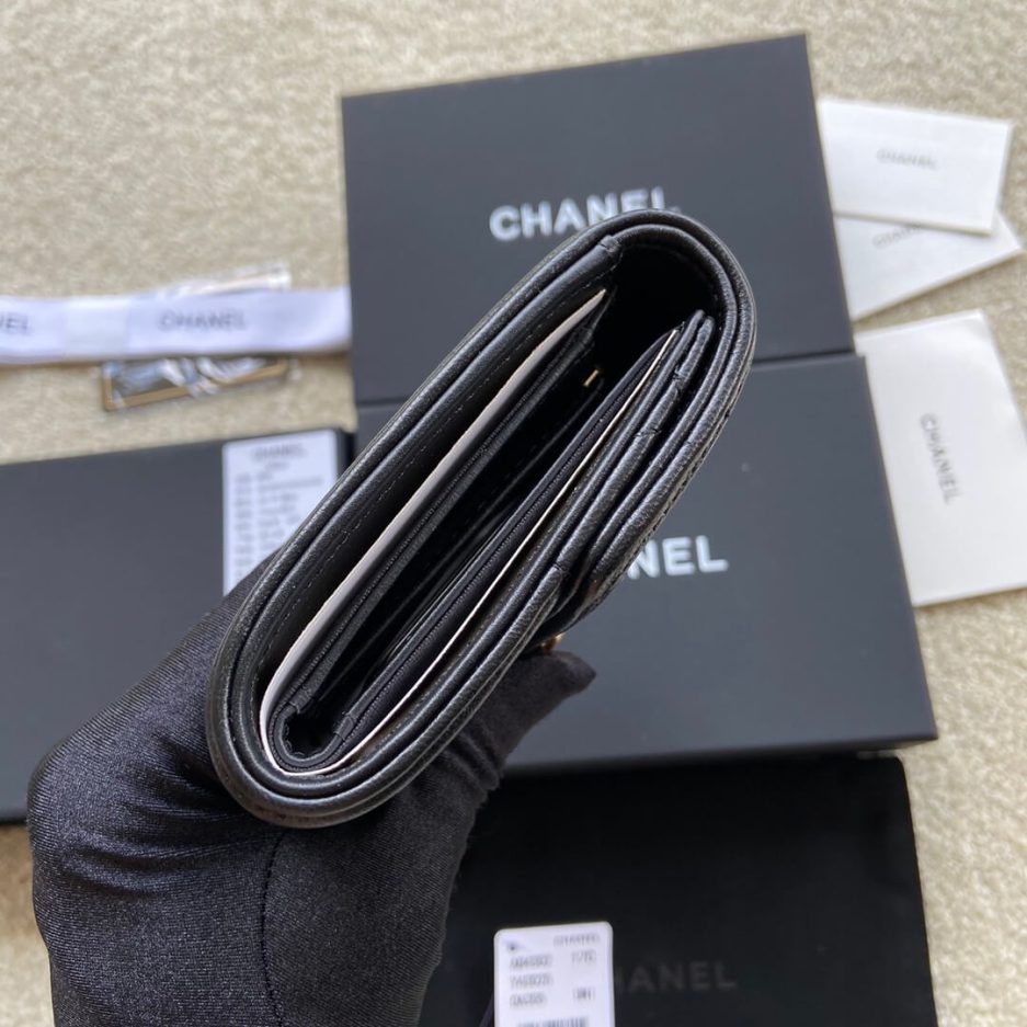 Chanel boy long wallet