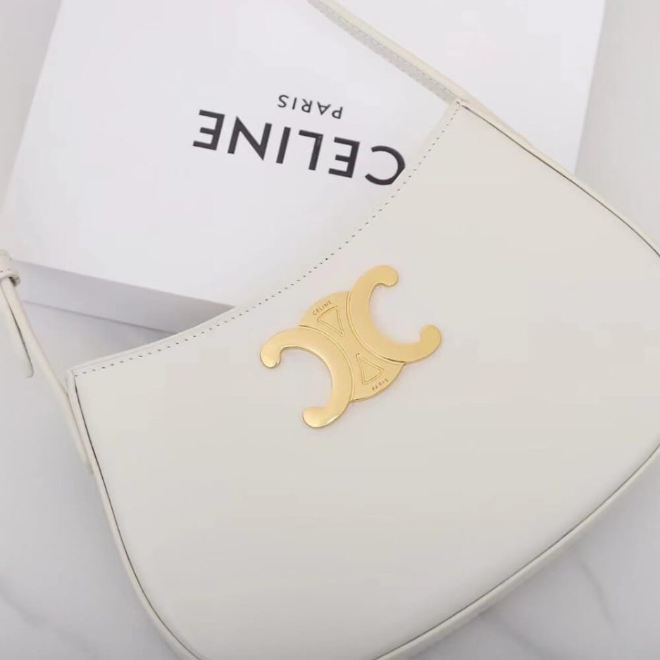 CELINE MEDIUM TILLY BAG in shiny calfskin