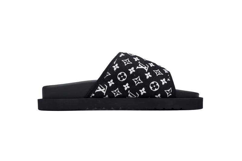 LOUIS VUITTON Miami flocked black