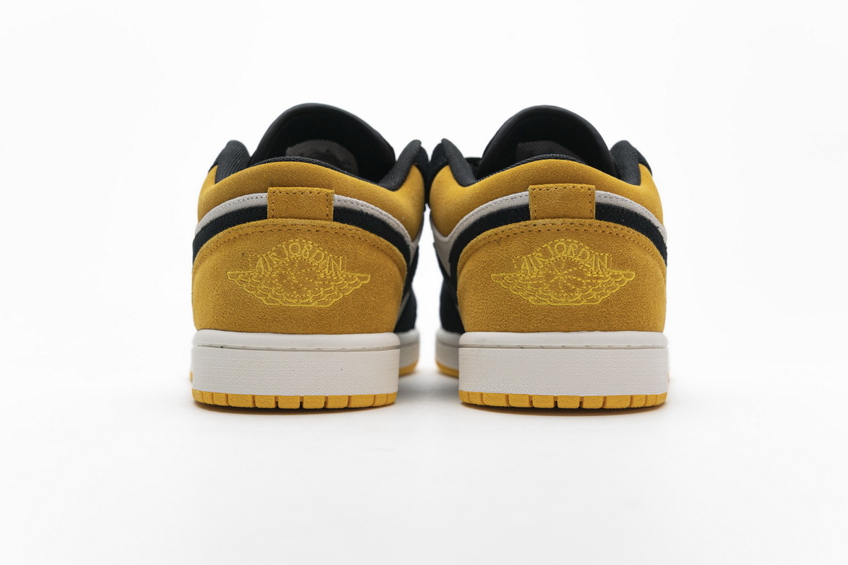 Air Jordan 1 Low Sail University Gold Black 553558-127