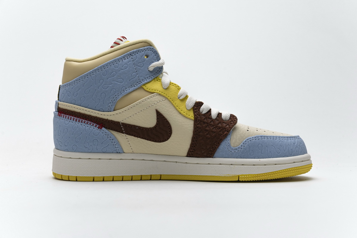 Air Jordan 1 Mid SE Fearless Maison Chateau Rouge CU2803-200