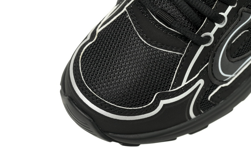 Dior Light Grey 'B30' Sneakers Black 3SN279ZND-H900