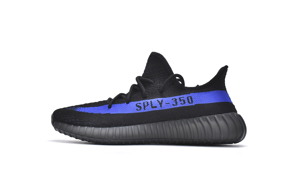 LJR Batch Yeezy Boost 350 V2 Black Blue GY7164