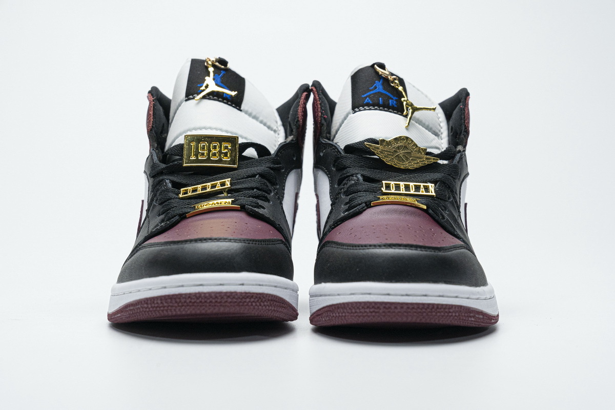 Air Jordan 1 Mid SE Black Dark Beetroot (W) CZ4385-016