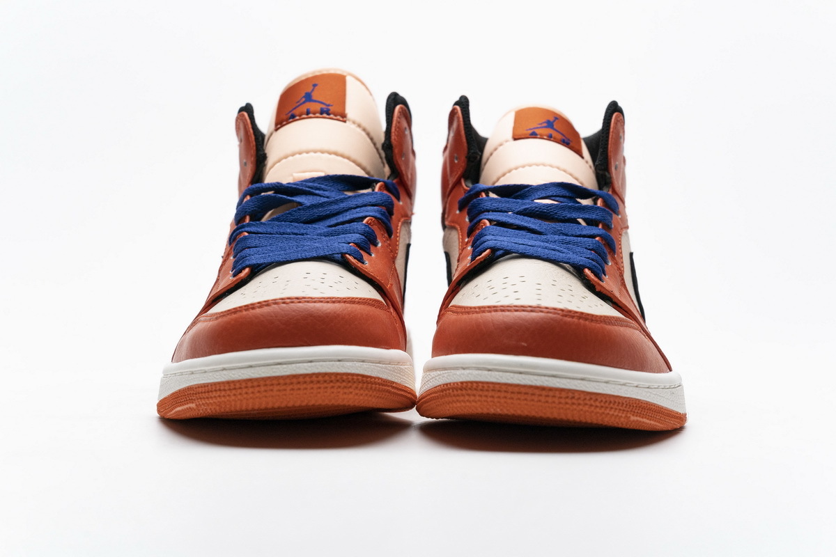 Air Jordan 1 Mid Team Orange Black 852542-800