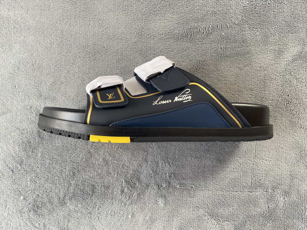 LOUIS VUITTON Trainer Black Yellow