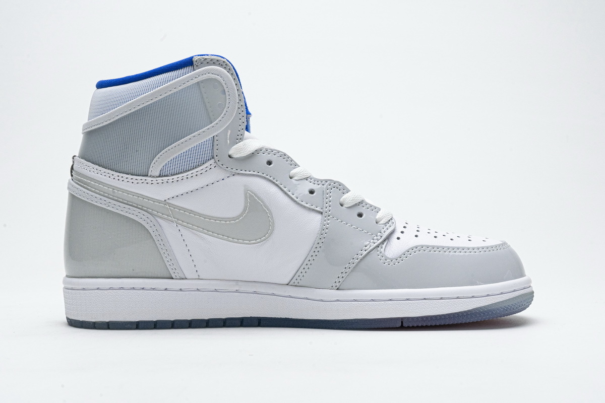 Air Jordan 1 Retro High Zoom White Racer Blue CK6637-104