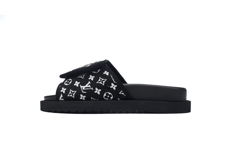 LOUIS VUITTON Miami flocked black