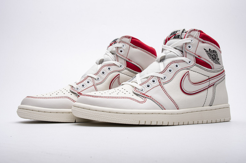 Air Jordan 1 Retro High Phantom Gym Red 555088-160