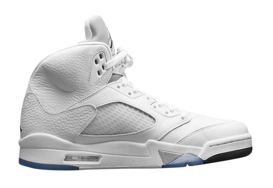 Air Jordan 5 Retro Metallic White 136027-130