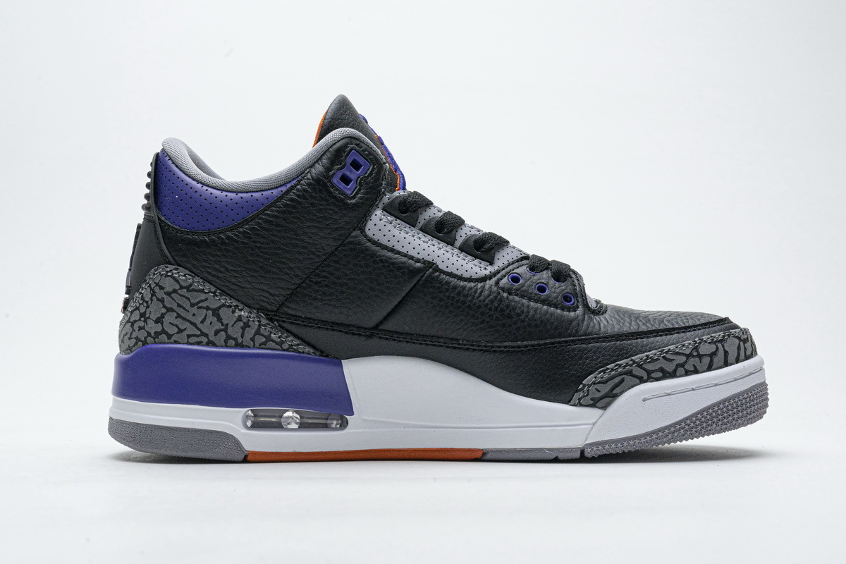 Air Jordan 3 Retro Black Court Purple CT8532-050
