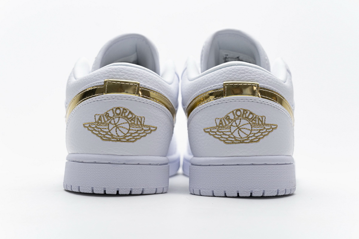 Air Jordan 1 Low White Metallic Gold (W) CZ4776-100