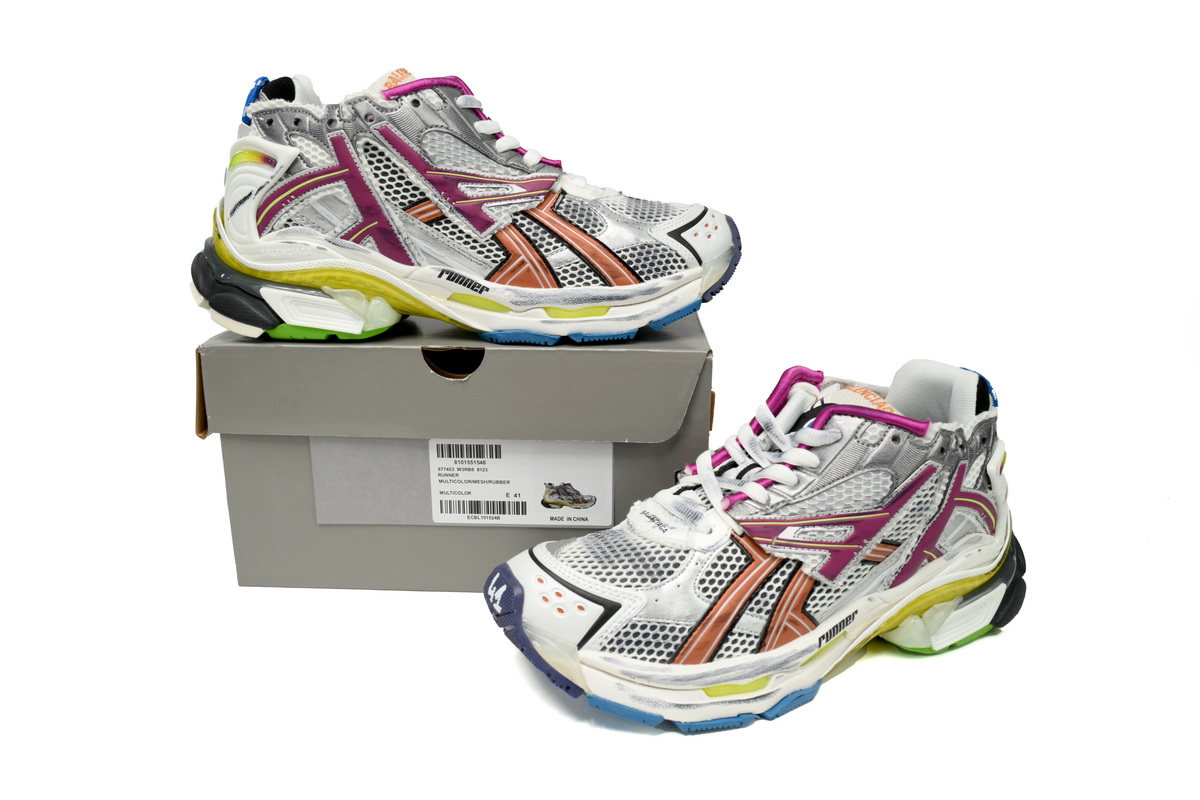 Balenciaga Runner Silver Purple 677403W3RB68123