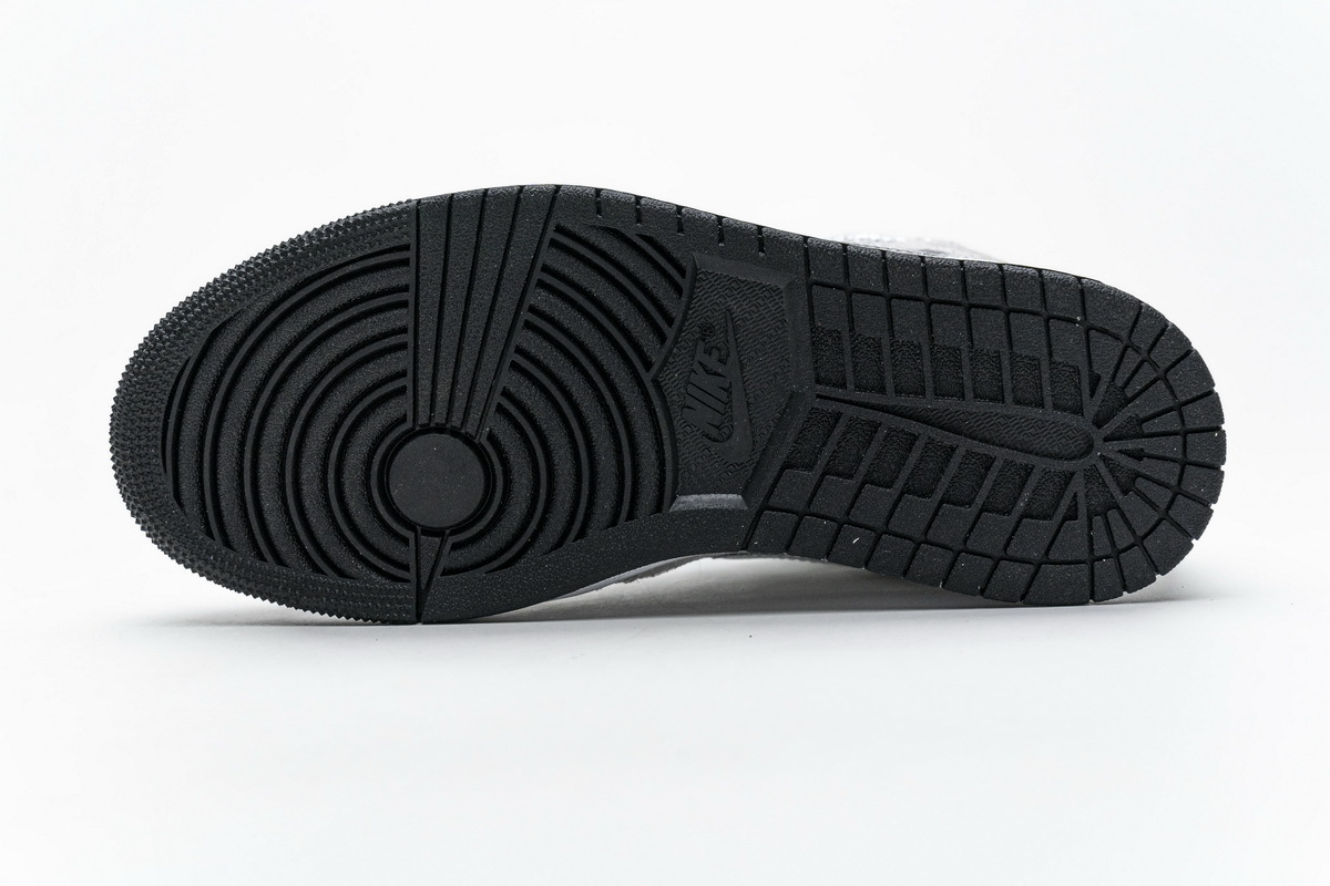 Air Jordan 1 Mid SE Disco Metallic Silver (W) CU9304-001