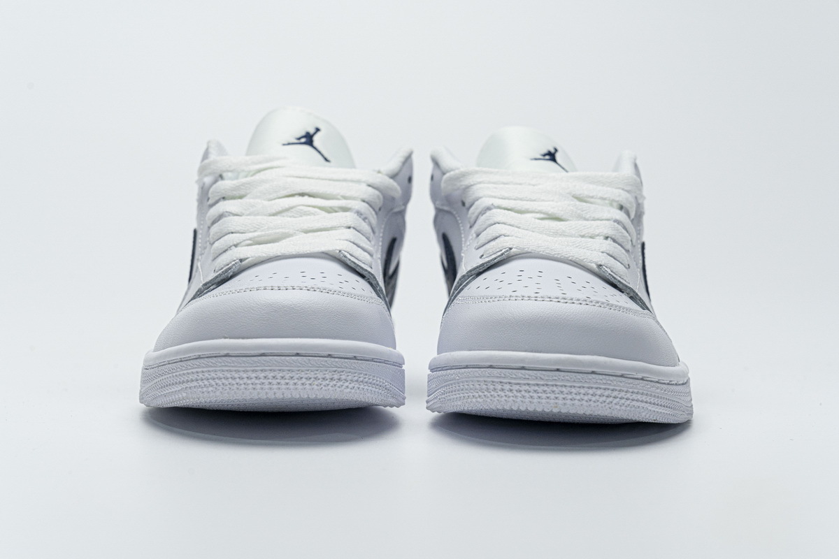 Air Jordan 1 Low White Obsidian 553558-114