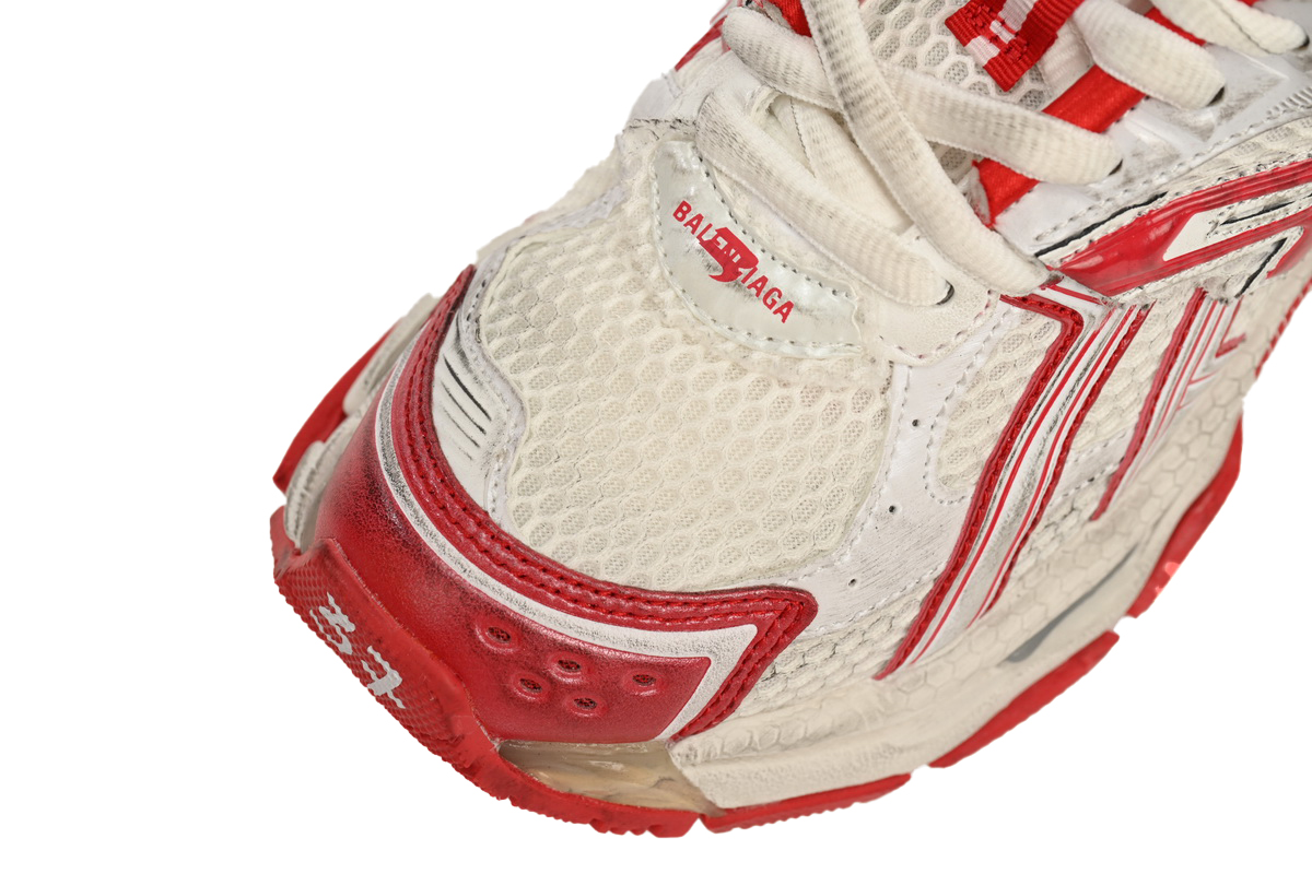 Balenciaga Runner White Red 677402 W3RB2 9060