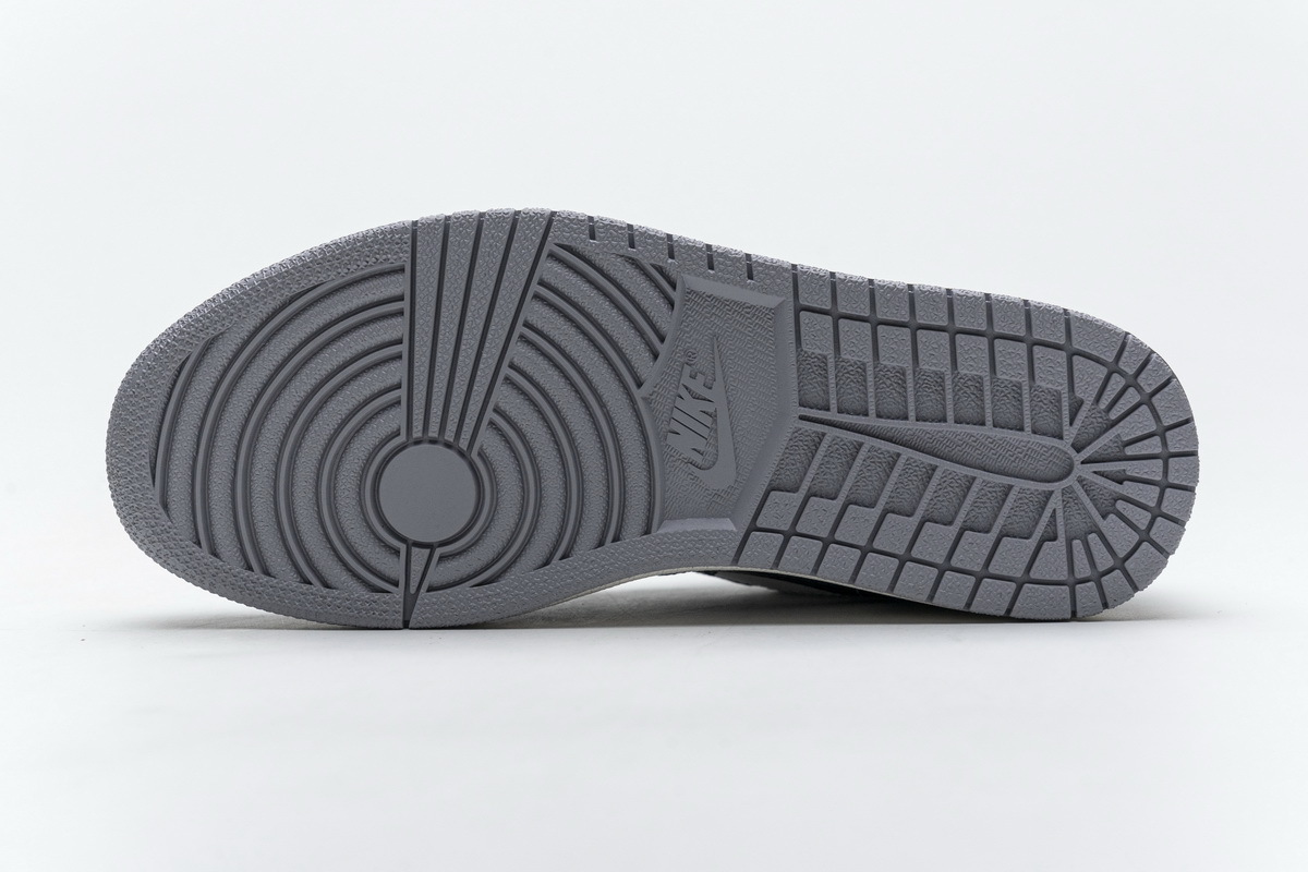 Air Jordan 1 Low Grey Toe 553558-110