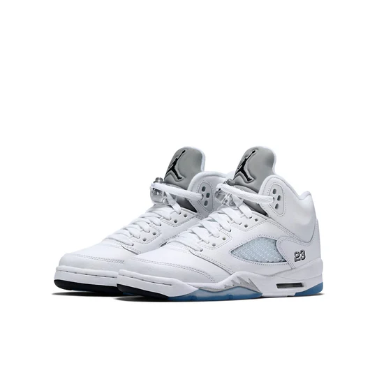 Air Jordan 5 Retro Metallic White 136027-130