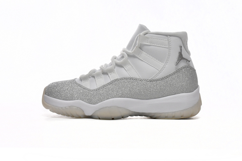 LJR Air Jordan 11 Retro Metallic Silver Vast Grey AR0715-100