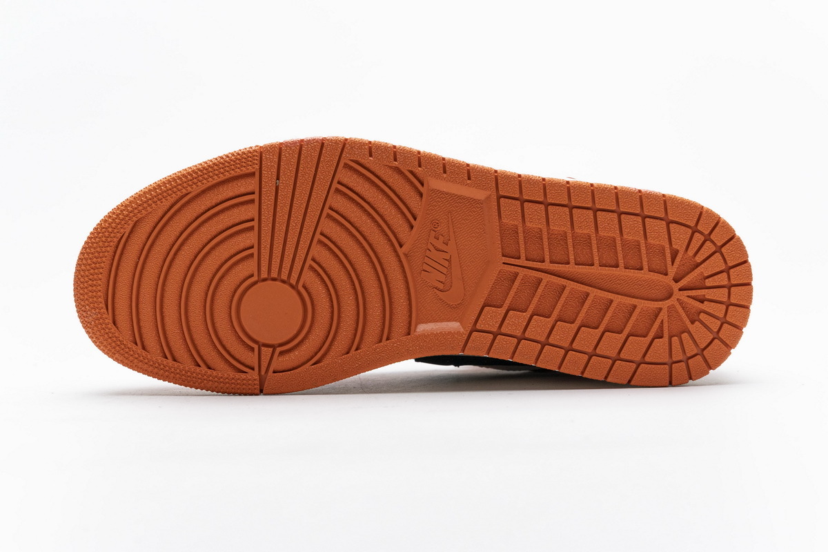 Air Jordan 1 Mid Team Orange Black 852542-800