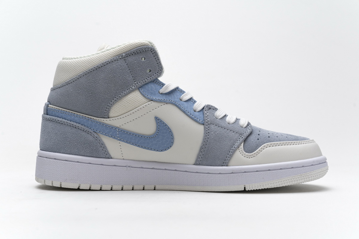 Air Jordan 1 Mid Mixed Textures Blue DA4666-100