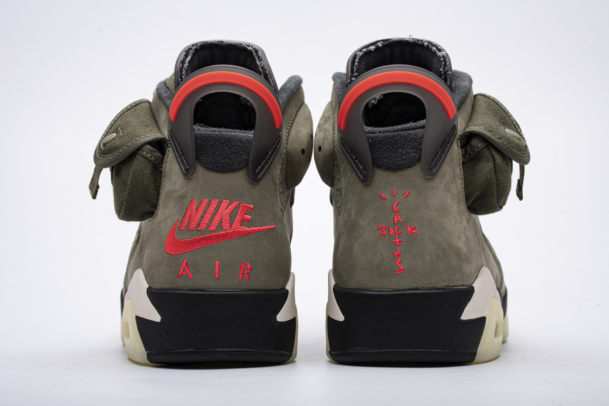 Air Jordan 6 Retro Travis Scott Olive CN1084-200