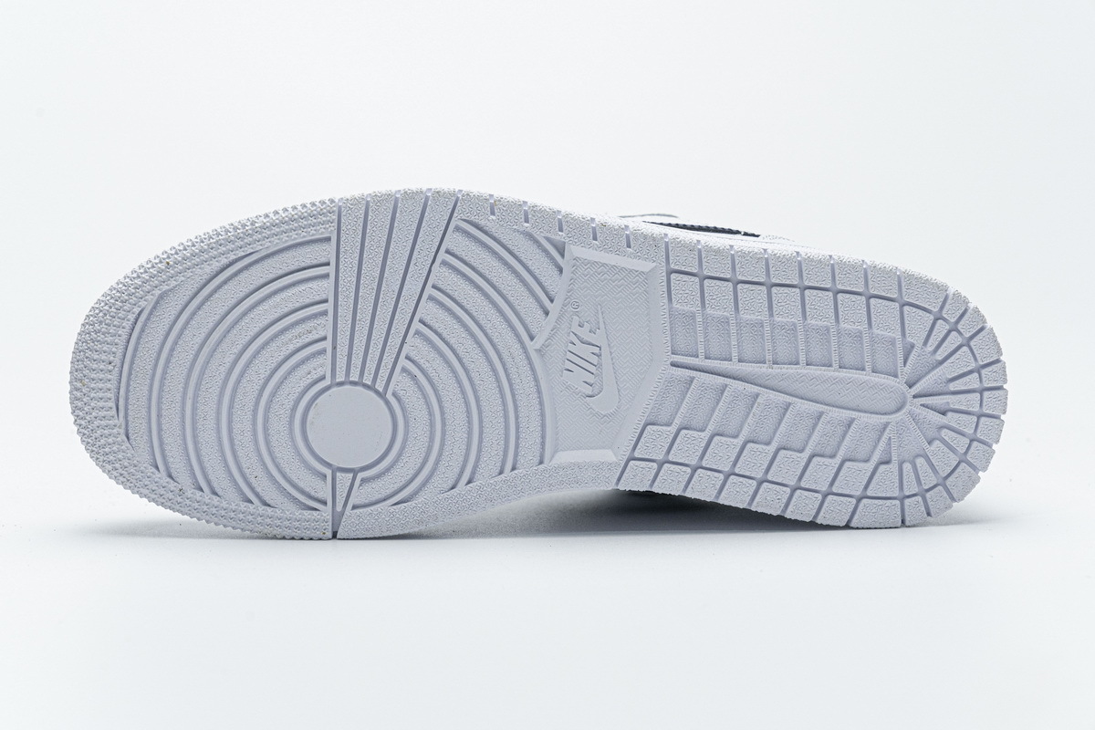 Air Jordan 1 Low White Obsidian 553558-114