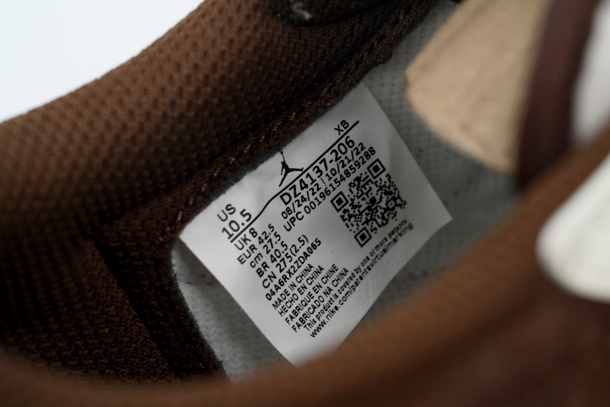 Air Jordan 1 Low Travis Scott Dark Pony Pink DZ4137-206