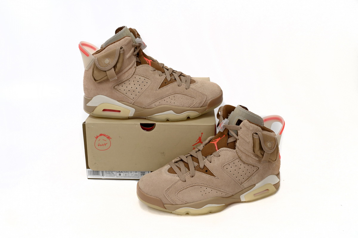Air Jordan 6 Retro Travis Scott British Khaki DH0690-200