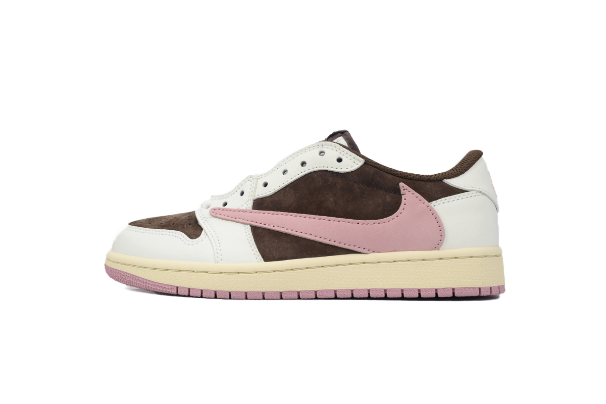 Air Jordan 1 Low Travis Scott Dark Pony Pink DZ4137-206