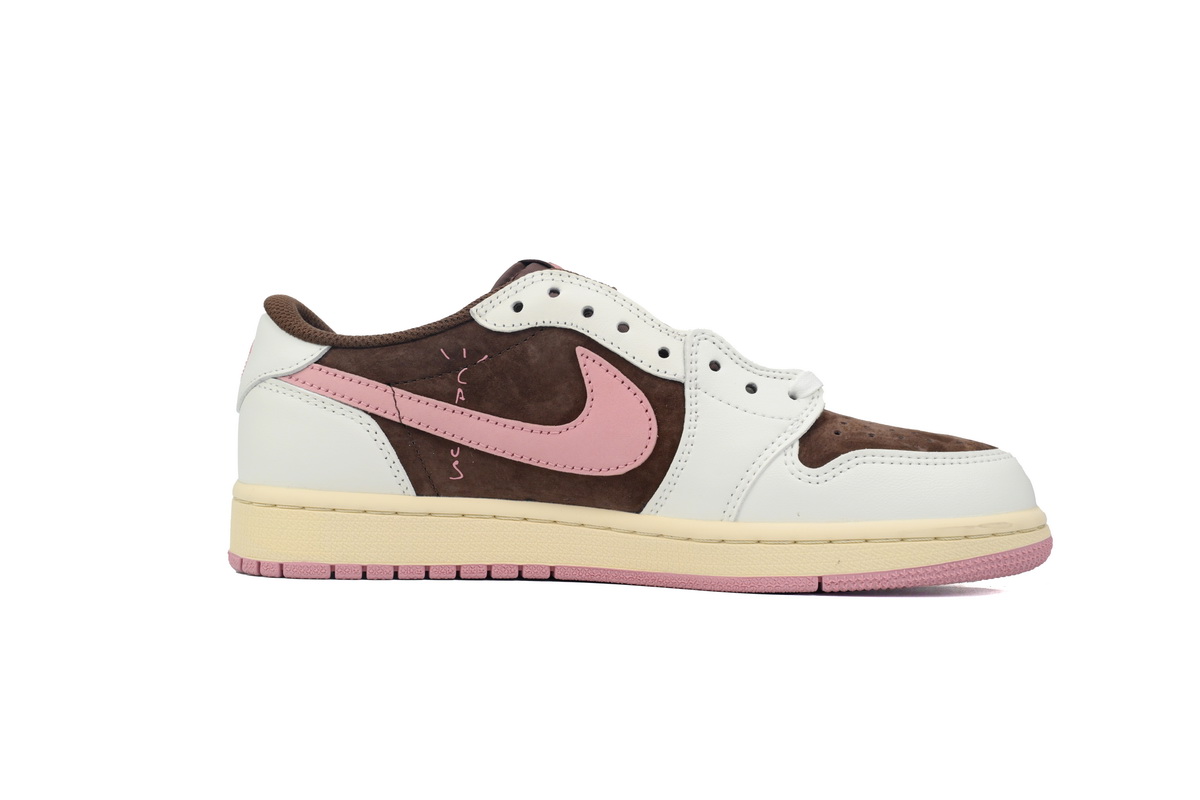 Air Jordan 1 Low Travis Scott Dark Pony Pink DZ4137-206