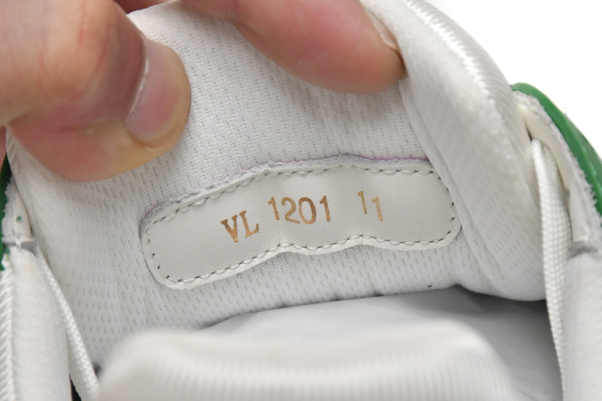 LOUIS VUITTON Trainer Green Cloth Surface VL1201