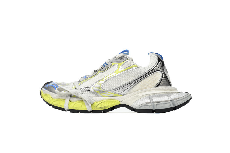 Balenciaga Luminous Blue White Fluorescent Yellow 734731 W3XLG 9074