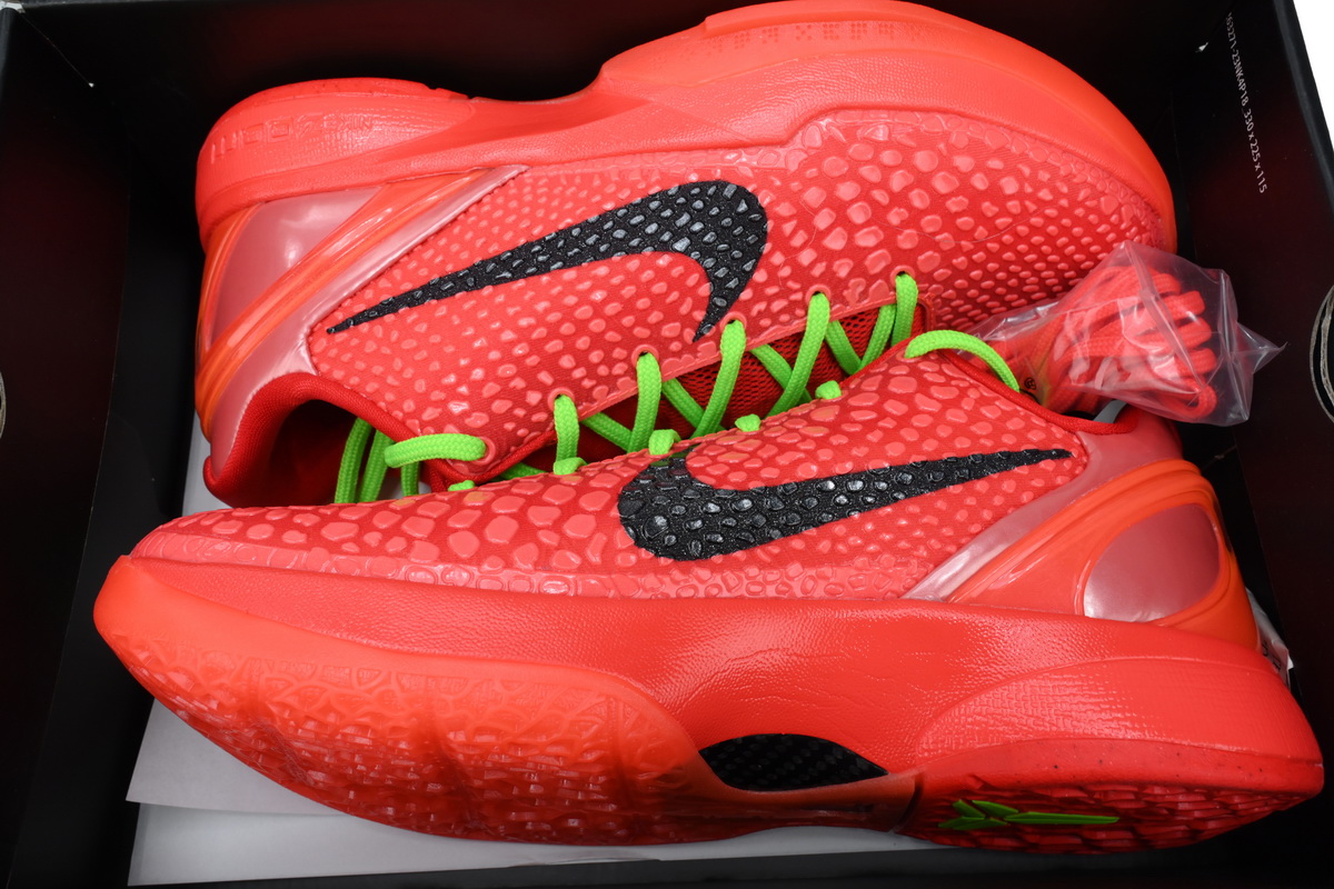 Nike Kobe 6 proto reverse grinch GV4921-600
