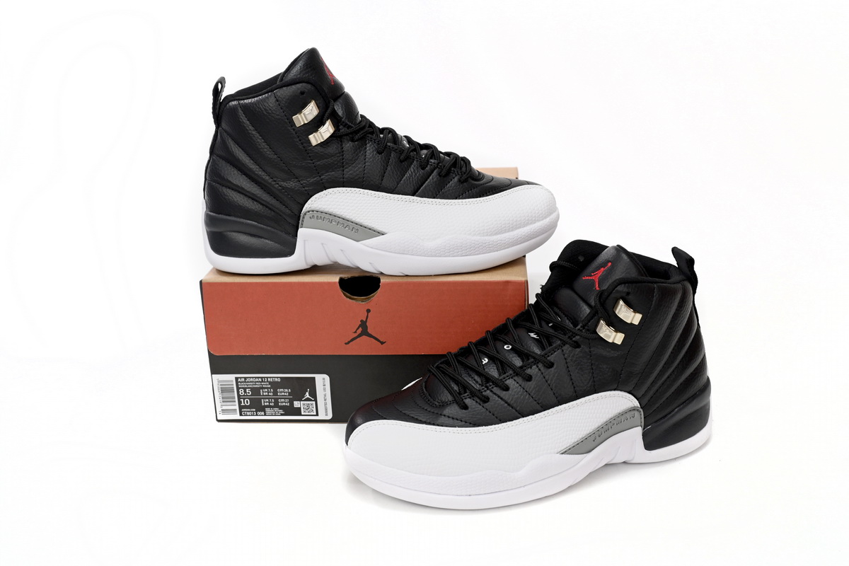 Air Jordan 12 Black And Playoffs CT8013-006