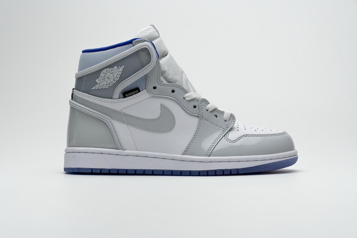 LJR Batch Air Jordan 1 Retro High Zoom White Racer Blue CK6637-104