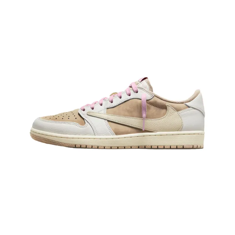 Air Jordan 1 Low Travis Scott Sail Shy Pink DM7866-106