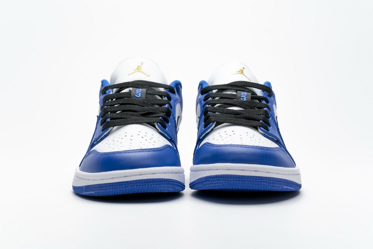 Air Jordan 1 Low Hyper Royal Orange Peel 553558-401