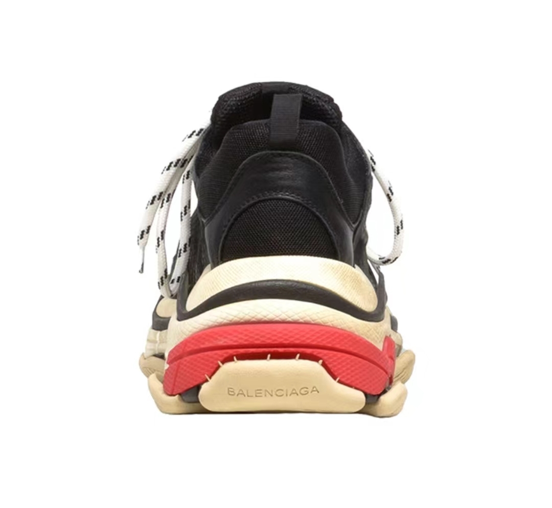 Balenciaga Triple S BLACK/WHITE-RED